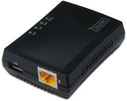 ASSMANN DN-13020, Fekete, Adatforgalom, Link, Biztosított áramellátás, USB, Tajvan, Ethernet LAN, 10, 100 Mbit/s, FTP, SMB, CIFS (DN-13020)