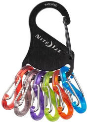 Nite Ize Keyrack S-biner kulcstartó fekete