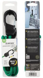 Nite Ize Slide Lock Carabiner Bungee 48" gumikpók zöld