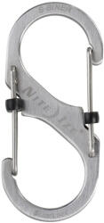 Nite Ize S-Biner SlideLock #4 segéd karabiner ezüst