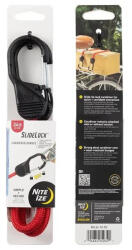 Nite Ize Slide Lock Carabiner Bungee 24" gumikpók piros