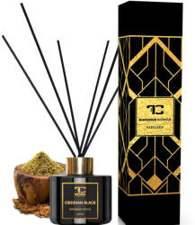  OBSIDIAN NEGRU | difuzor cu băț | PARFUM® | 100 ml