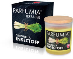  CITRONELLA INSECTOFF | lumânare de exterior cu aromă de soia | PARFUMIA® | 250 ml