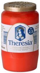  Lumânare compozită Theresia 155g ~2, 5 zile roșie