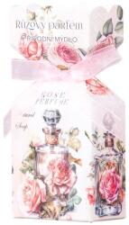 Rose Săpun parfumat cu trandafiri în cutie, colorat 90g
