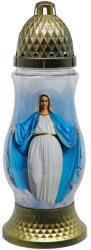  Felinar de cimitir din sticlă Madonna 28 cm - Fecioara Maria, 24 h