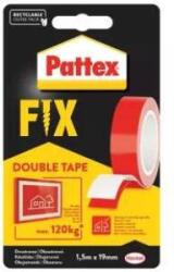  Bandă adezivă dublu adezivă extra puternică Pattex Fix, capacitate de încărcare 120 kg, 1, 5 m × 19 mm