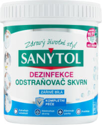  Dezinfectant Sanytol pentru îndepărtarea petelor, pentru rufe albe, alb strălucitor, 450 g
