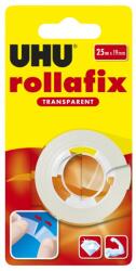  Bandă adezivă UHU Rollafix Transparentă, blister de rezervă, 25 m