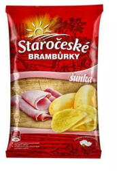 Staročeské Chipsuri de cartofi Old Bohemian cu șuncă 80g