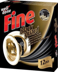  Șervețele de restaurare Well Done Fine Black Guard Black, 12 buc