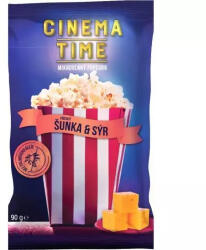  Popcorn Cinema Time pentru microunde, șuncă și brânză premium, 90g