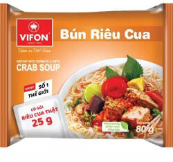 VIFON Supa instant de orez 80g crab de par (bun rieu cua)
