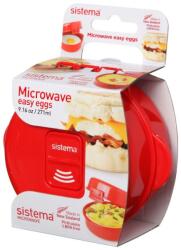  Aparat de gătit ouă Sistema Microwave Easy Eggs 271 ml, roșu