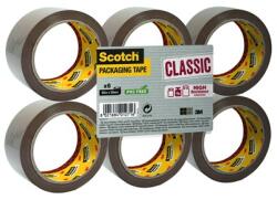 3M Bandă de ambalare maro 50 mm x 66 m 6 bucăți