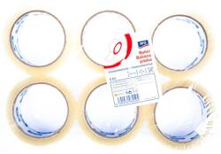  Bandă de ambalare aro 48 x 66 m transparentă 6 buc
