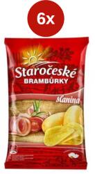 Staročeské Chipsuri de cartofi Old Bohemian cu bacon 6x80g