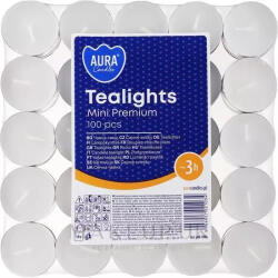  Lumânări Bispol Aura tip pastilă (8g-100h) 100 buc