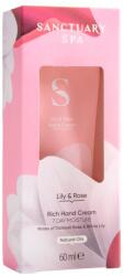  SANCTUARY SPA Cremă hrănitoare pentru mâini cu crin și trandafir, 60 ml