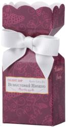  Săpun cu struguri de Burgundia într-o cutie mov 90g