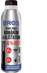  Spray anti-țânțari și căpușe Bros 180 ml 50% DEET