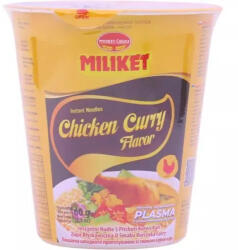 MILIKET Tăiței instant într-un bol cu aromă de curry 60g 60g