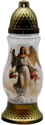  Felinar de cimitir din sticlă Madonna 28 cm - Înger, 24 h