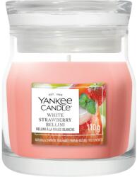  Lumânare Yankee Bellini Signature White Strawberry, mică