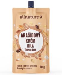  Cremă de arahide Allnature cu ciocolată albă 50 g