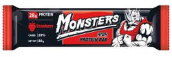  Baton proteic Monsters cu căpșuni /20/ 80g (UKR)