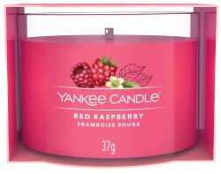  Lumânare Votivă Yankee Candle Umplută Cu Sticlă Cu Zmeură Roșie