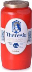 Bolsius Theresia roșu compozit 320 g 4, 5 zile
