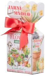  Săpun de primăvară cu flori în cutie, colorat 90g