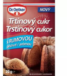  Zahăr din trestie Dr. Oetker cu aromă de rom 20g