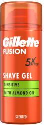 Gillette Gel de ras Fusion Shave Sensitive cu ulei de migdale 75 ml