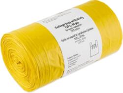  Saci de gunoi resigilabili Quickpack galbeni, 55×100 cm, 28 m, 120 l, 50 buc