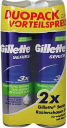 Procter & Gamble Spumă de ras Gillette Series Sensitive 2 x 200 ml