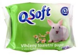 Q Soft Hârtie igienică umedă Q-Soft cu mușețel