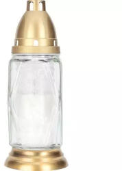  Lumânări Bispol cimitir sticlă albă 1007 70g