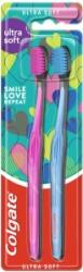  Periuțe de dinți dentare COLGATE SMILE LOVE ULTRA SOFT, pachet de 2