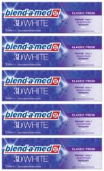 Blend-a-med Pastă 3D White 5x75ml