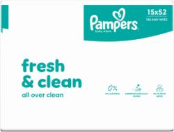Pampers Șervețele umede (15x52/folie) Fresh Clean