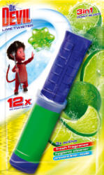  Dr. Devil 3in1 Point Block bloc WC în tub Lime Twister, 75 ml