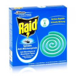  Spirală insecticidă Raid împotriva țânțarilor 10 buc