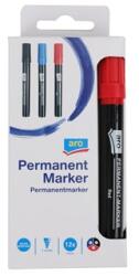  Amestec de markere permanente Aro, 12 buc
