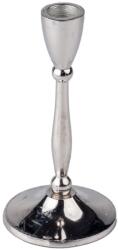  Suport de lumânare din aluminiu pentru lumânare conică 85x170mm, argintiu