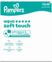 Pampers Șervețele umede (18x48/folie) AqSoft touch