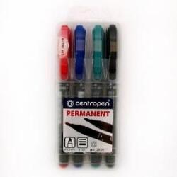 Centropen Marker permanent 2836 set de 4 bucăți