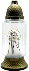  Sticlă de mormânt Madonna 27cm depozit 80g 24h. Sfânta Familie