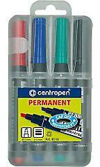 Centropen Marker permanent 8516 set de 4 bucăți